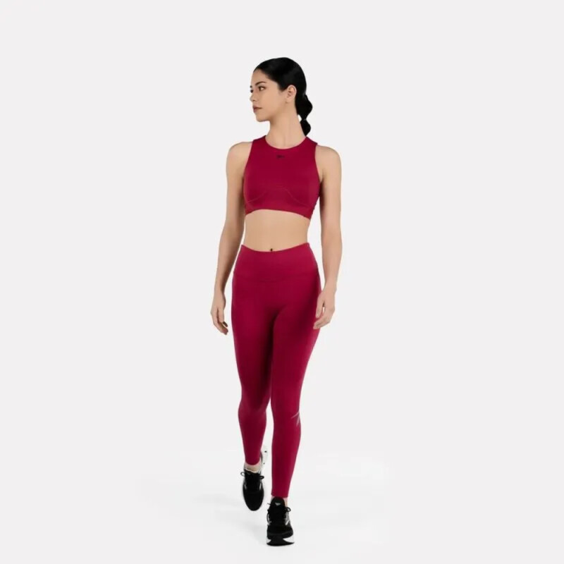 Top Running Lux Contour Crop Mujer Pink