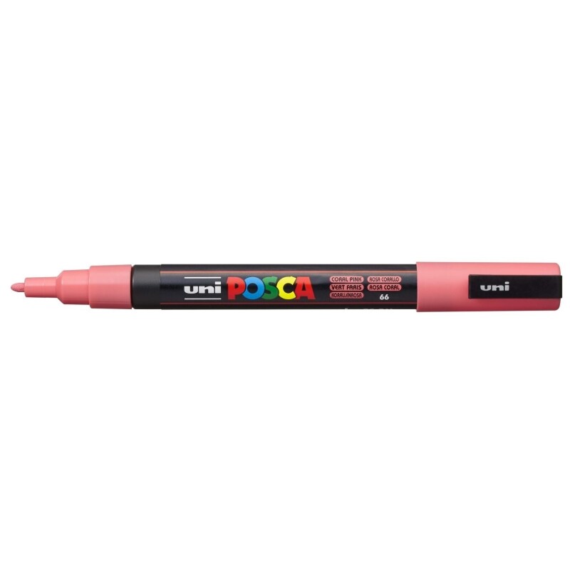 Marcador Uni Posca 1,3Mm Rosa Coral #MARCADOR UNI POSCA 1,3MM ROSA CORAL