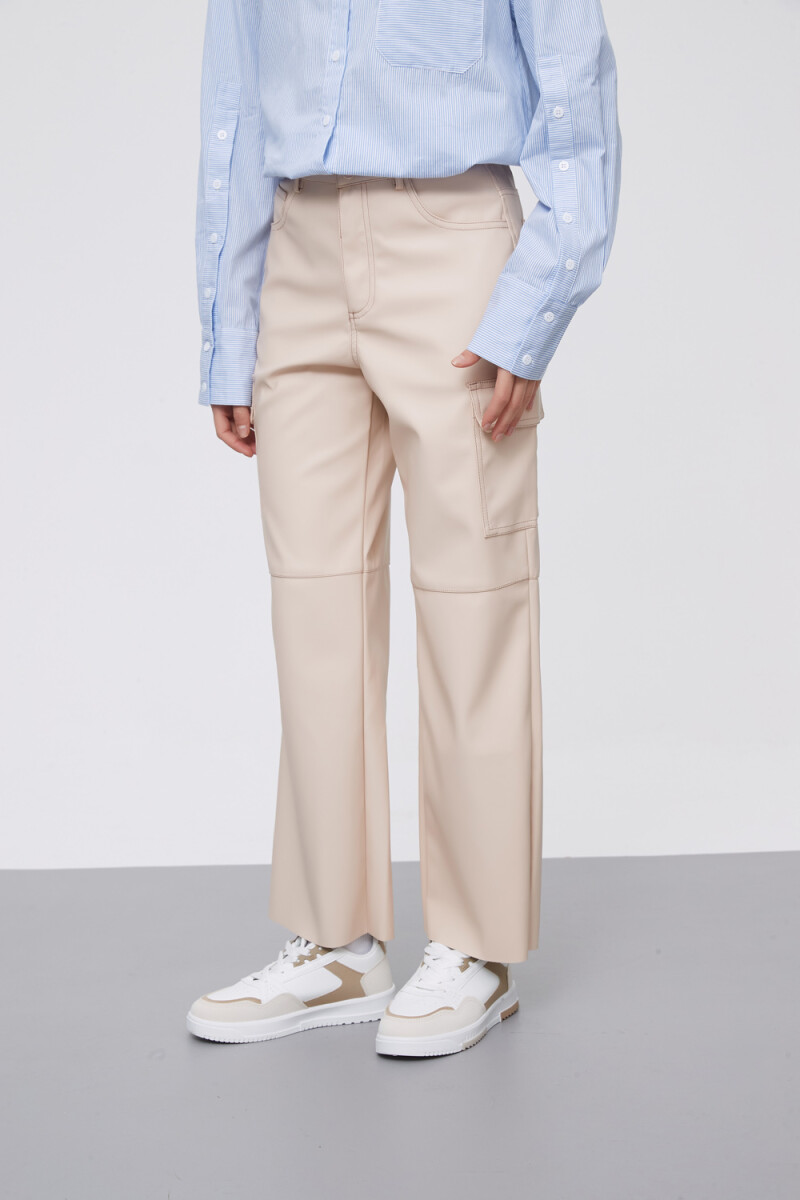 Pantalon Neirin - Crema 