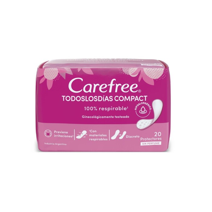 CAREFREE TODOSLOSDIAS COMPACT S/P PAQ. X única