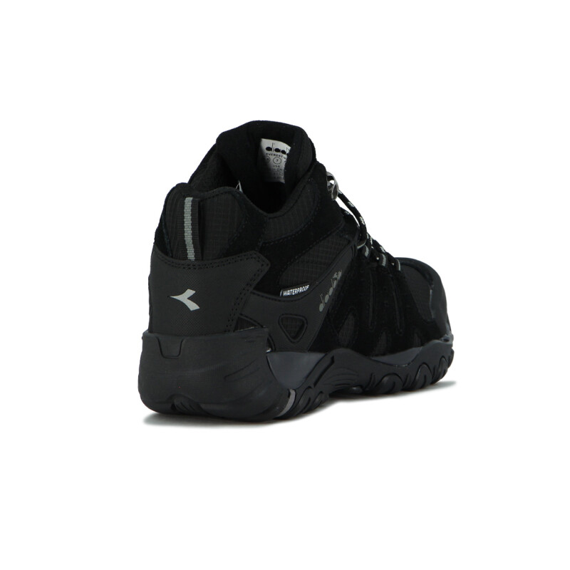 Diadora Hiking Hombre Waterproof Leather Mid - Negro Negro