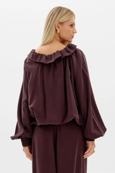 Chaqueta manga larga Marieta Marrón