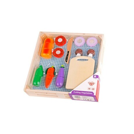 Juego Cortando Vegetales Tooky Toy 20 Piezas TKI015 001