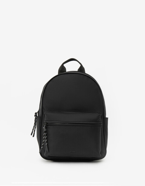 Mochilas Urbanas Nylon Mochila En Material Reciclado - Negro