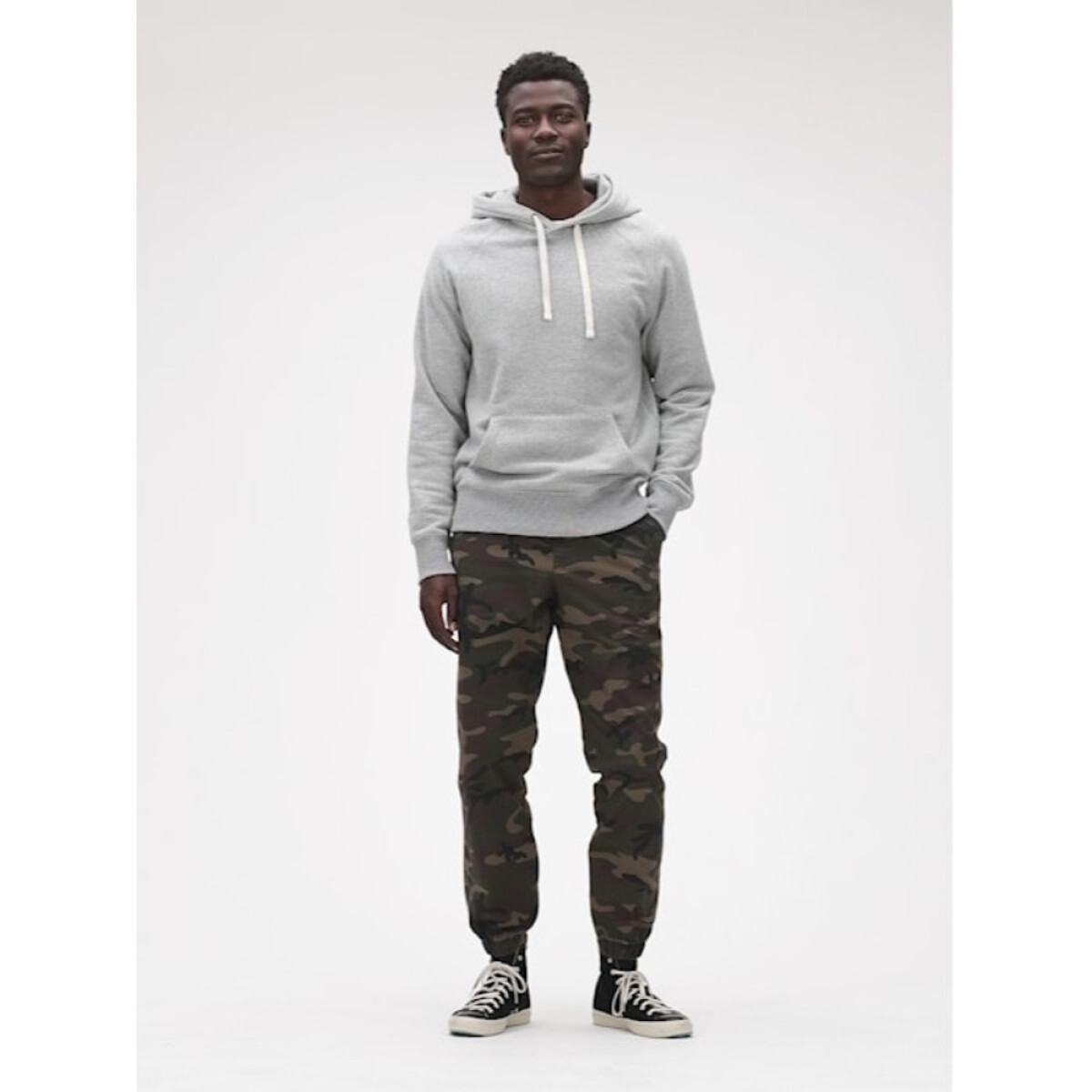 WOVEN JOGGER NEW - GREEN CAMO 
