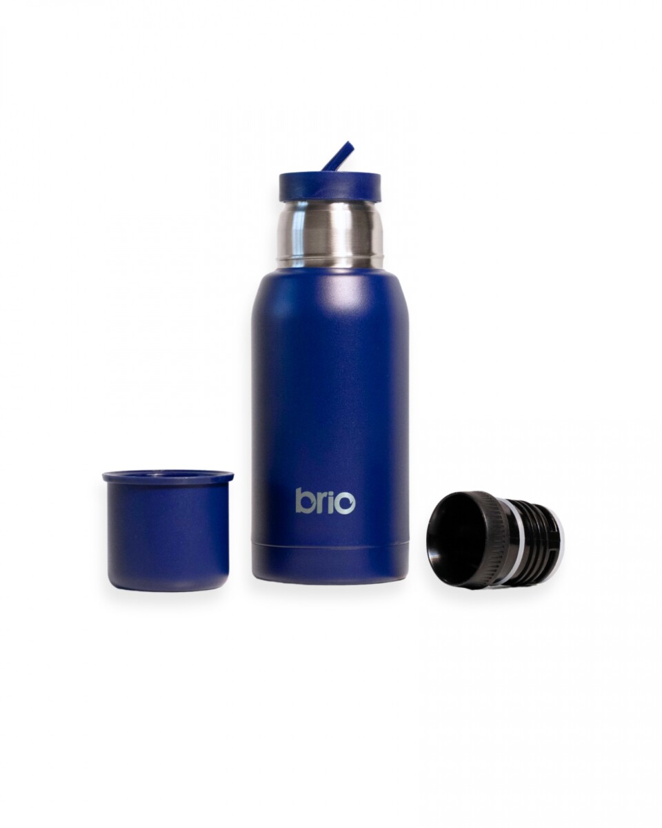 Termo Acero Inox 750 Ml brio Con Pico Cebador - Azul 