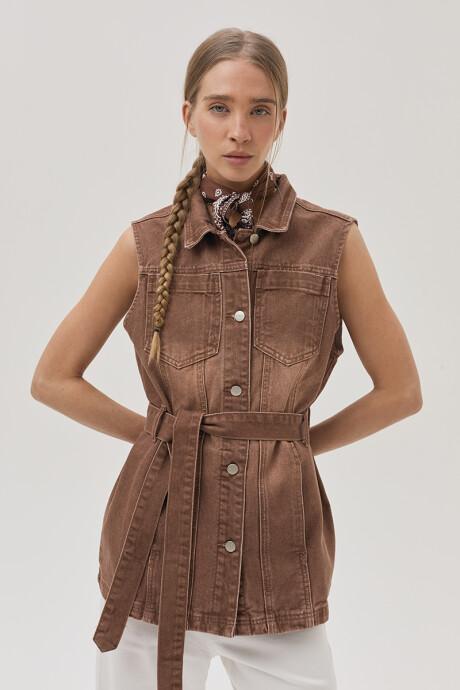 Chaleco Willow Marron