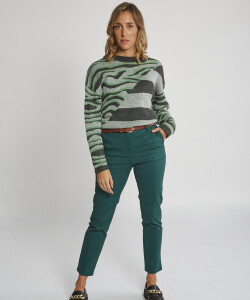 Pantalon chino verde