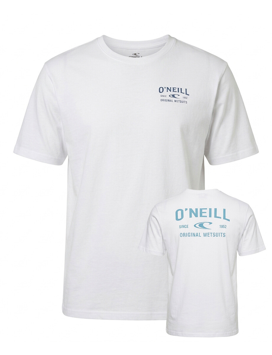 Remera O'Neill Layered Up - Blanco 