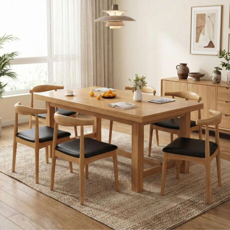 Silla de comedor de madera estilo escandinavo Loria
