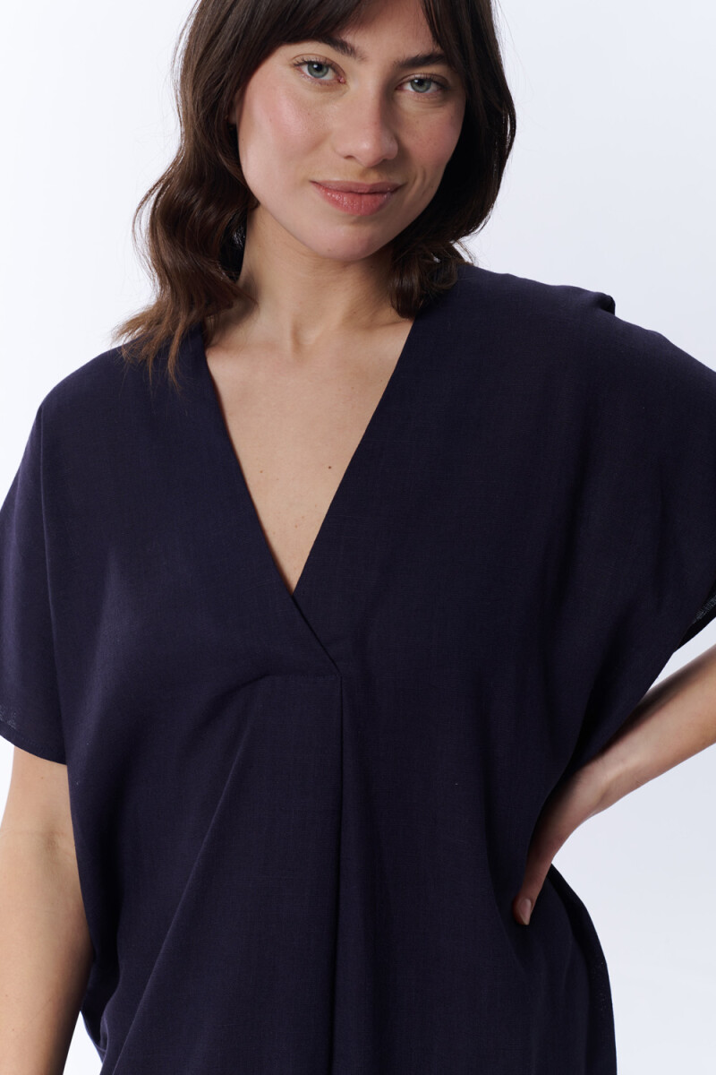 Vestido oversize Azul Marino