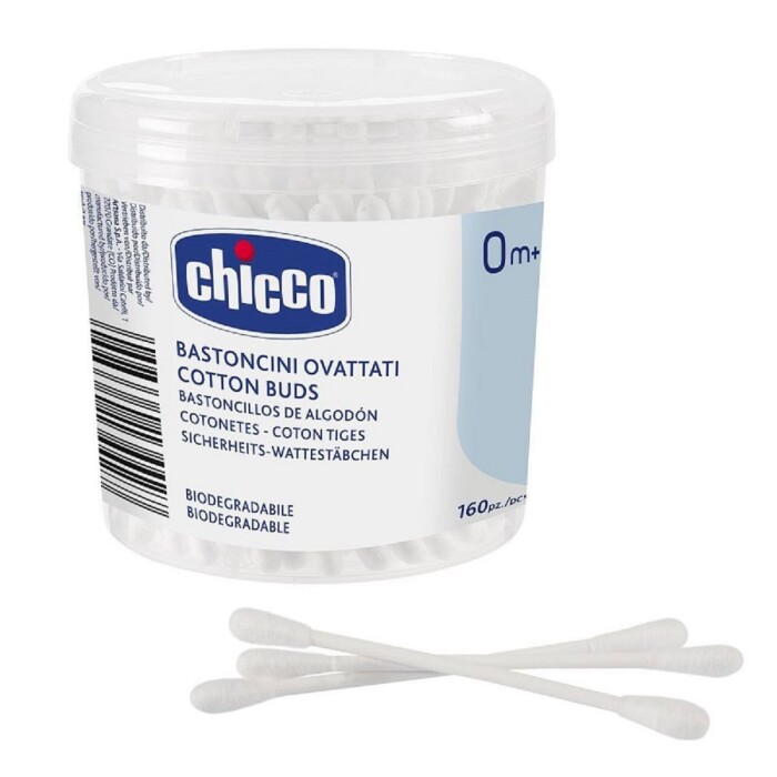 CHICCO COTONETES 10442-00 CJ X 160 UNID. única