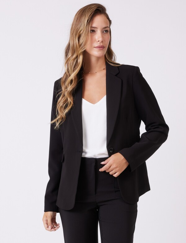 Blazer Sastrero Slim NEGRO