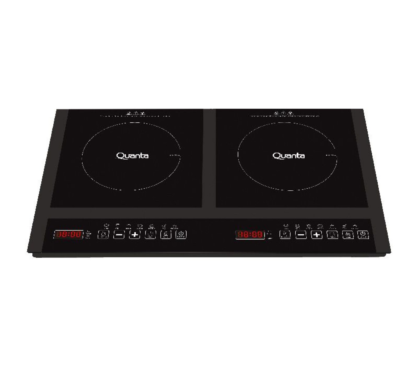 Cocina Eléctrica por Inducción 2 Hornallas Quanta 