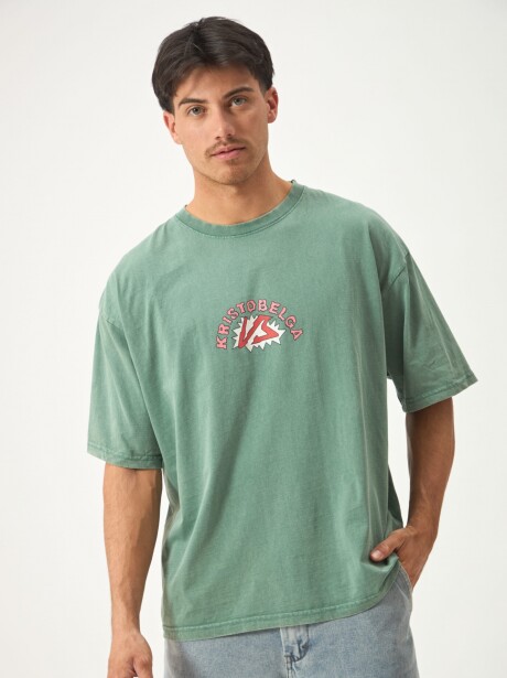 REMERA STREET RIDERS VERDE