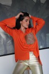 Pocket Shirt Naranja Cuero