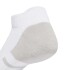 Medias Unisex Adidas x3 Essentials Clima Cool Low Blanco - Gris