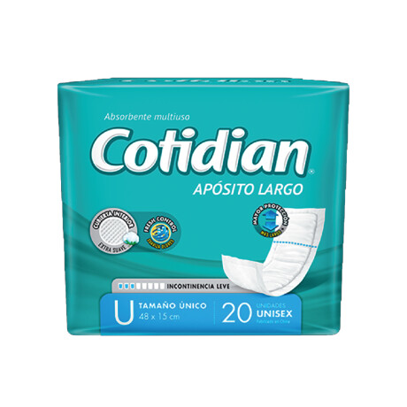 APOSITO COTIDEAN LARGO 20 PCS APOSITO COTIDEAN LARGO 20 PCS