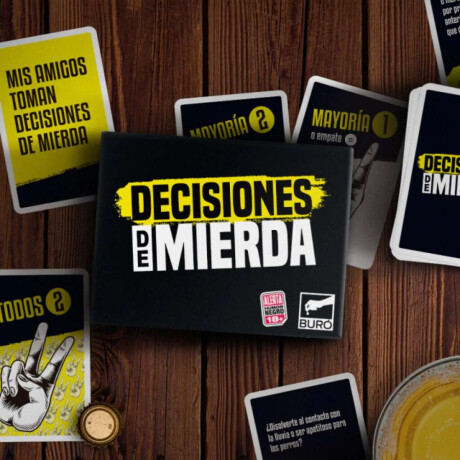 Juego de cartas Decisiones De Mi3rda