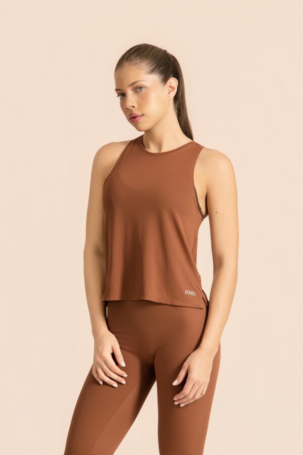 Musculosa Deportiva, Marrón