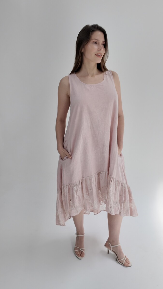 Vestido Carolina - Rosa 