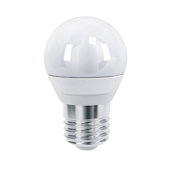 Lámpara LED gota opal E27 5W 400Lm luz fría ILU01892