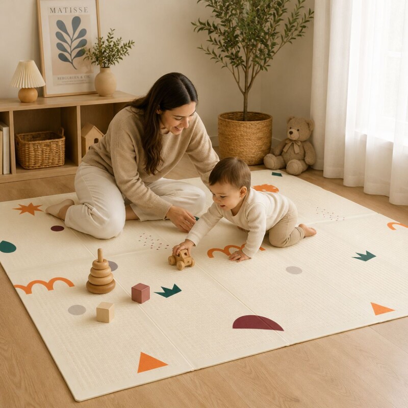 Alfombra plegable goma eva para bebes 180 x 200 cm Alfombra Plegable Goma Eva Para Bebes 180 X 200 Cm