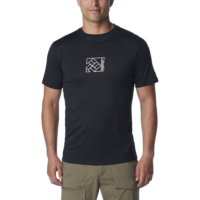 Zero Rules M Grph SS Hombre BLACK OUTLINED