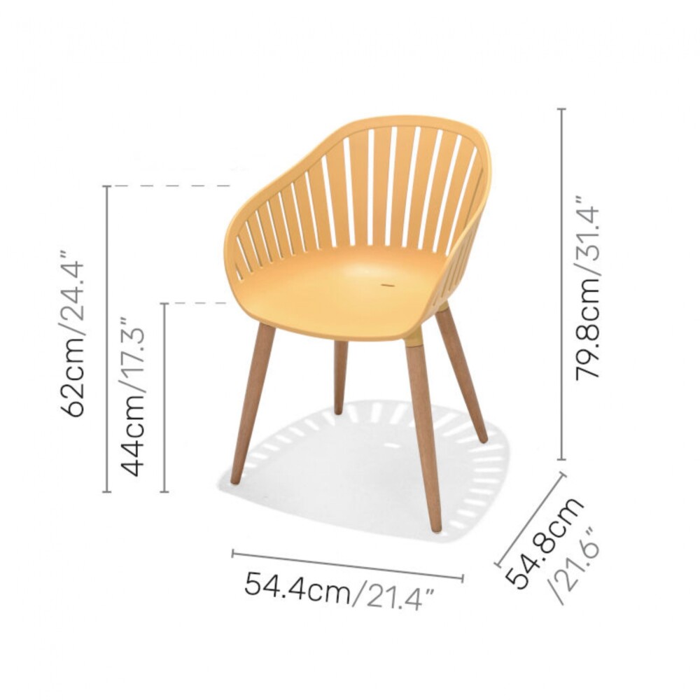 Silla de exterior - Nassau Miel
