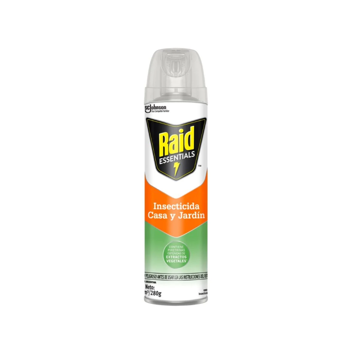 MATA INSECTOS CASA JARDIN RAID ESSENTIAL AERO 360ML 