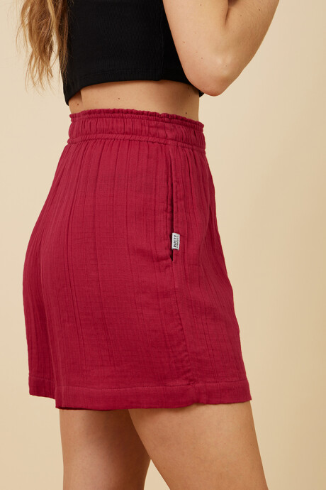 SHORT SELANA RUSTY Berry