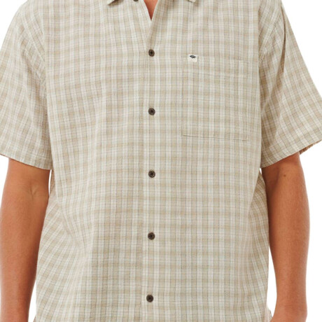 Camisa MC Rip Curl Classic Surf Check Blanco a cuadros