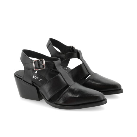 ZAPATO CUERO SOLANO NEGRO