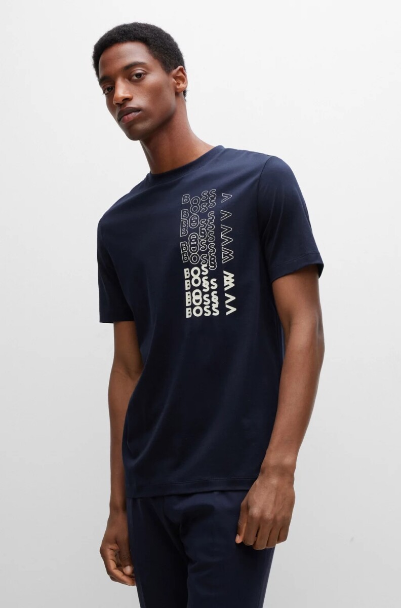 BOSS -Remera de algodón regular fit, Tiburt-311 - 0 
