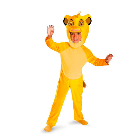 Disfraz Infantil 27135 De Rey Leon Simba Universo Binario AMARILLO