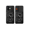 Protector para Oppo A79 con cubre cámara y anillo negro Protector Para Oppo A79 Con Cubre Cámara Y Anillo Negro