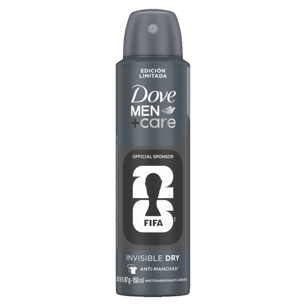 DOVE MEN AER AP INV DR FIFA X 150ML 