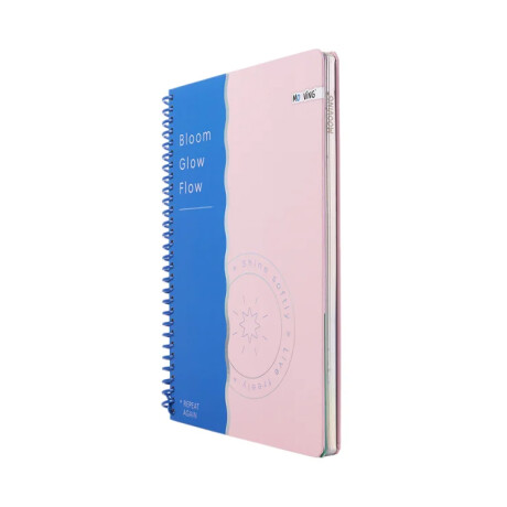 Cuaderno Mooving Carta 96 hojas Bloom Glow Flow