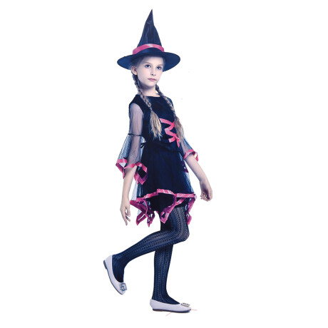 Disfraz de bruja con gorro Disfraz de bruja con gorro