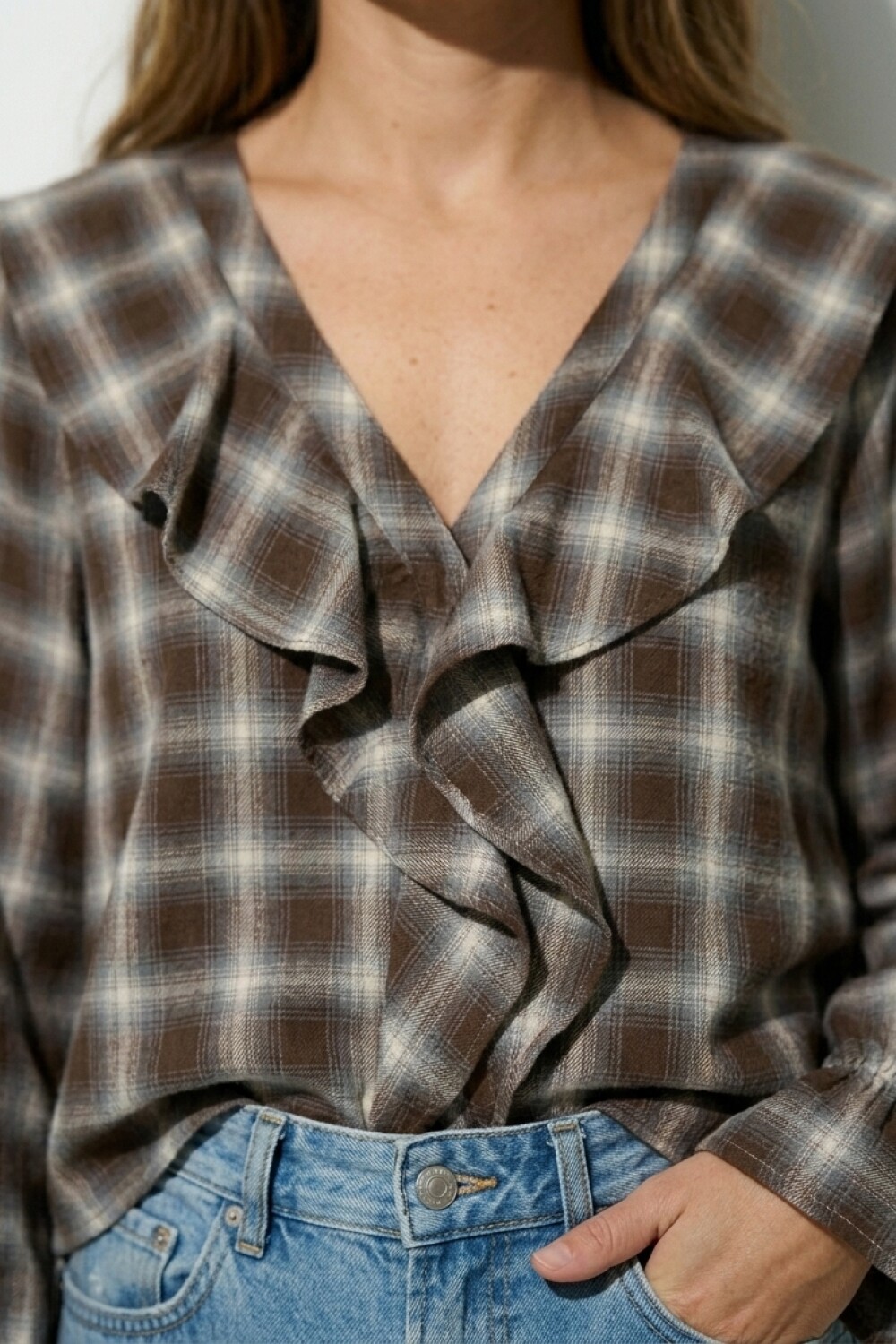 Blusa Kundra Chocolate
