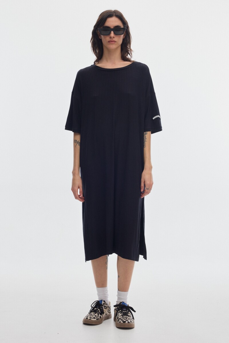 Vestido Pad Solid Black
