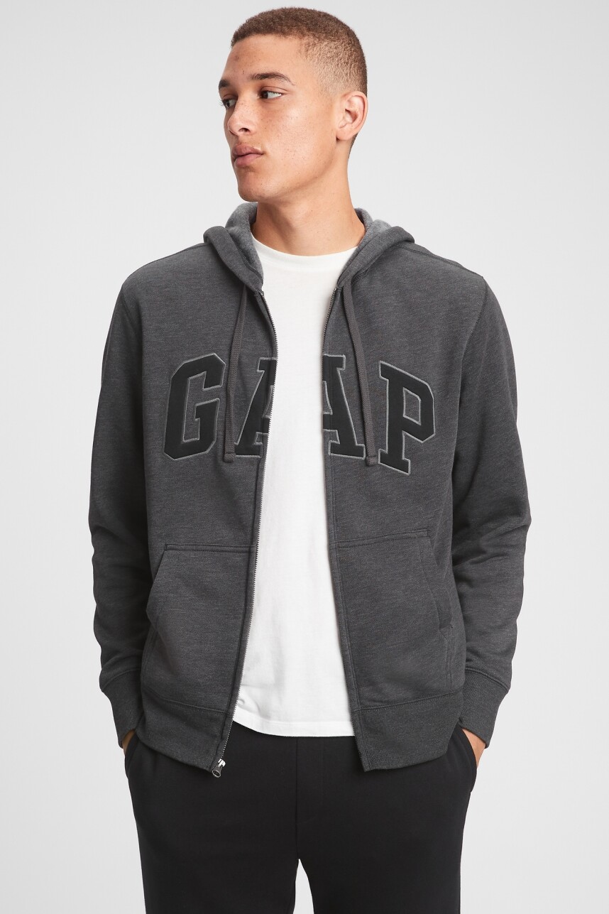 Canguro Sin Felpa Logo Gap Hombre - Tapestry Navy — GAP Uruguay