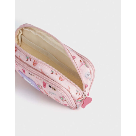 Cartuchera Estampada ''made Of Magic'' Rosa Claro