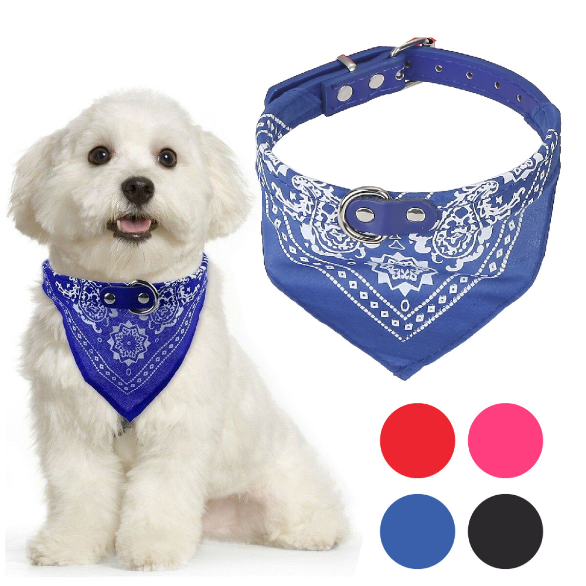 Tutti Pet Collar Con Bandana Para Mascotas 1.5x39.5cm 