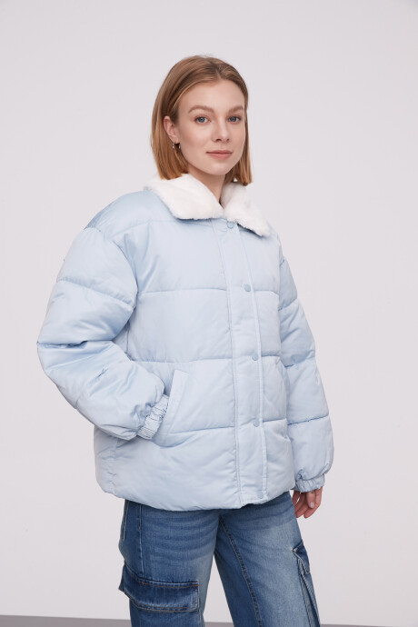 Campera Marissa Celeste Claro