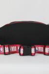 Riñonera nylon doble cierre combinada - NBA Negro