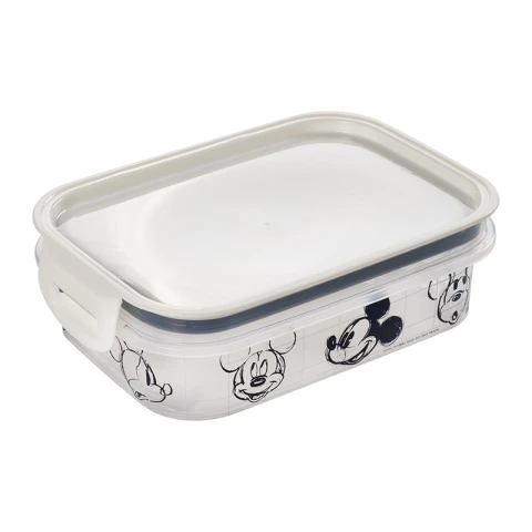 Pote Rectangular con Traba Mickey 500 ml U
