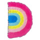 Cuaderno Arcoiris Tapa Peluda Rosado