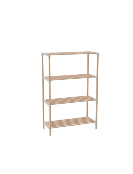 ESTANTERIA 4 NIVELES 116X65X30CM MADERA ESTANTERIA 4 NIVELES 116X65X30CM MADERA