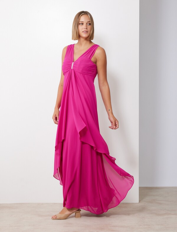 Vestido Maxi Colors FUCSIA